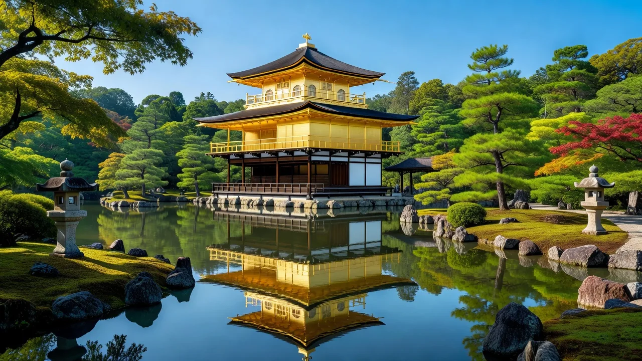 Kinkaku-ji Golden Pavilion Kyoto