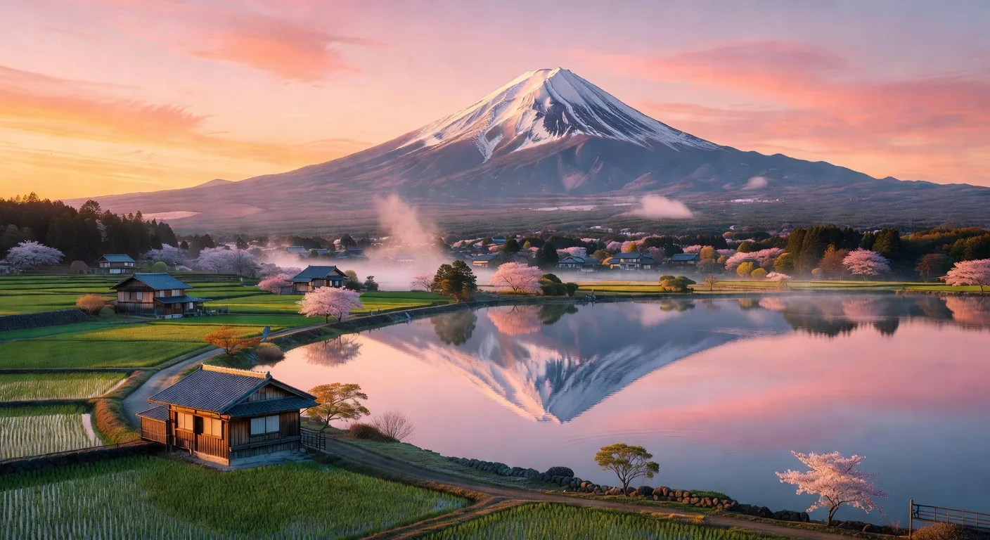 Mount Fuji at dawn