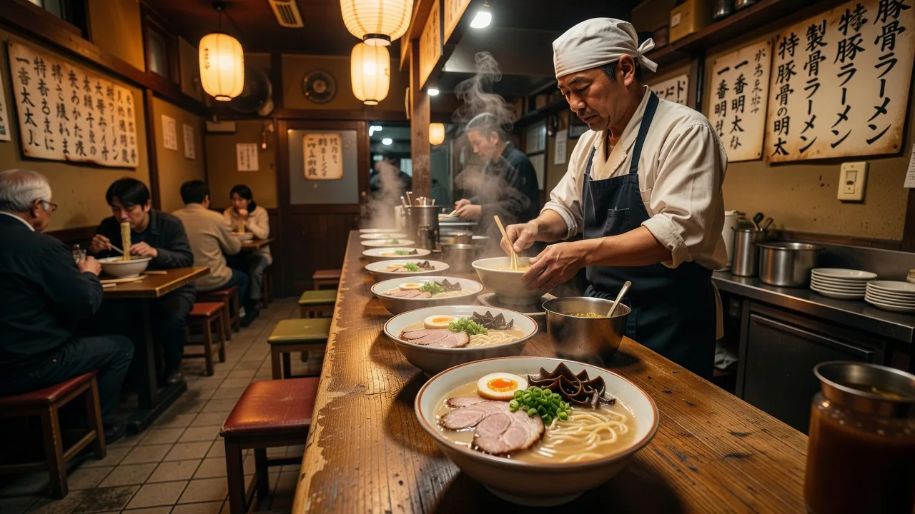 Traditional ramen shop in Tokyo